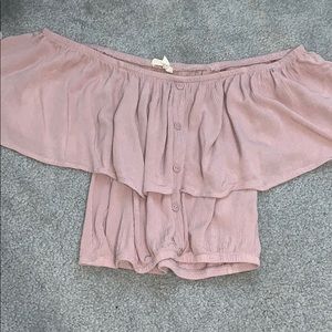 Pacsun off the shoulder top